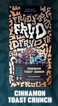 Cinnamon Toast Crunch Fryd Magic Mushroom Chocolate Bar